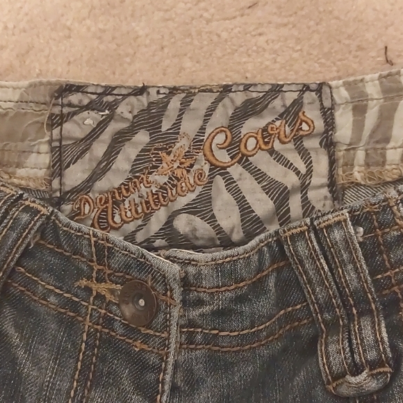 Women's XS denim cargo shorts y2k - Picture 6 of 6